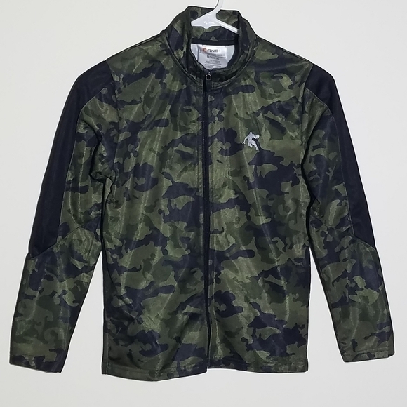 And1 Camouflage Basketball Zip Up Jacket M 8 - Picture 1 of 6